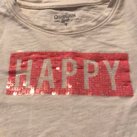 Oshkosh Happy long sleeved shirt and pants set Sz7 - Picture 4 of 6